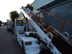 This loader is carrying out the loading experiment